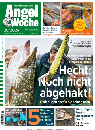 Titelbild der Ausgabe 260/2024 von AngelWoche. Diese Zeitschrift und viele weitere Sportmagazine als Abo oder epaper bei United Kiosk online kaufen.