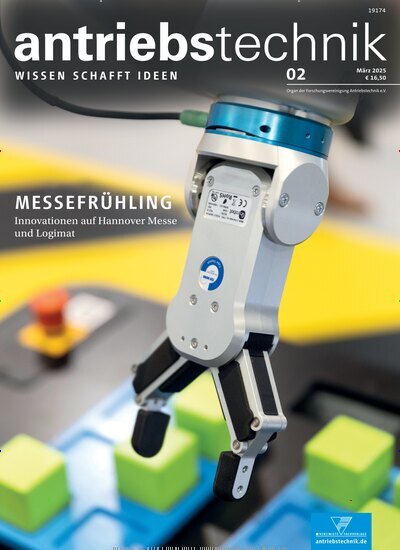 Titelbild der Ausgabe 2/2025 von antriebstechnik. Diese Zeitschrift und viele weitere Industriemagazine und Handwerkmagazine als Abo oder epaper bei United Kiosk online kaufen.