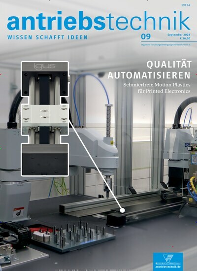 Titelbild der Ausgabe 9/2024 von antriebstechnik. Diese Zeitschrift und viele weitere Industriemagazine und Handwerkmagazine als Abo oder epaper bei United Kiosk online kaufen.