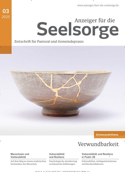 Titelbild der Ausgabe 3/2025 von Anzeiger für die Seelsorge. Diese Zeitschrift und viele weitere Kunstmagazine und Kulturmagazine als Abo oder epaper bei United Kiosk online kaufen.