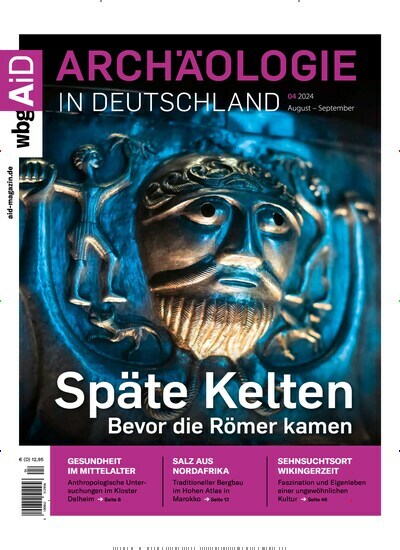 Titelbild der Ausgabe 4/2024 von Archäologie in Deutschland. Diese Zeitschrift und viele weitere Reisemagazine, Freizeitmagazine und Wissensmagazine als Abo oder epaper bei United Kiosk online kaufen.