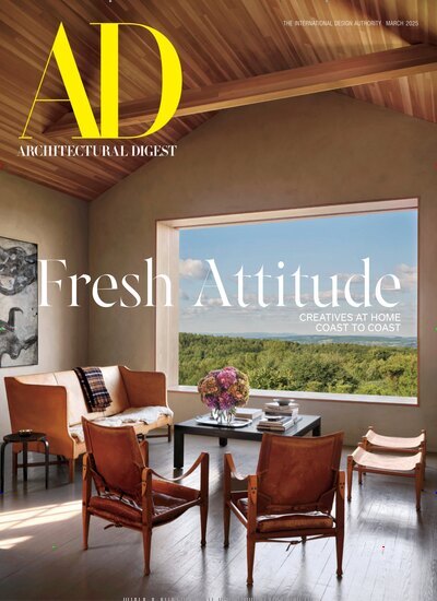 Titelbild der Ausgabe 3/2025 von Architectural Digest USA. Diese Zeitschrift und viele weitere Gartenzeitschriften und Wohnzeitschriften als Abo oder epaper bei United Kiosk online kaufen.