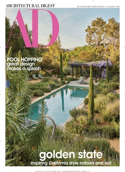 Titelbild der Ausgabe 7/2024 von Architectural Digest USA. Diese Zeitschrift und viele weitere Gartenzeitschriften und Wohnzeitschriften als Abo oder epaper bei United Kiosk online kaufen.