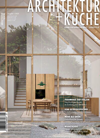 Titelbild der Ausgabe 1/2025 von Architektur + Küche. Diese Zeitschrift und viele weitere Gartenzeitschriften und Wohnzeitschriften als Abo oder epaper bei United Kiosk online kaufen.