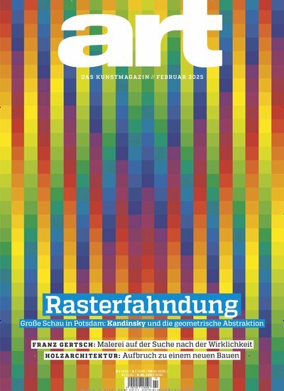 Titelbild der Ausgabe 2/2025 von Art das Kunstmagazin. Diese Zeitschrift und viele weitere Reisemagazine, Freizeitmagazine und Wissensmagazine als Abo oder epaper bei United Kiosk online kaufen.