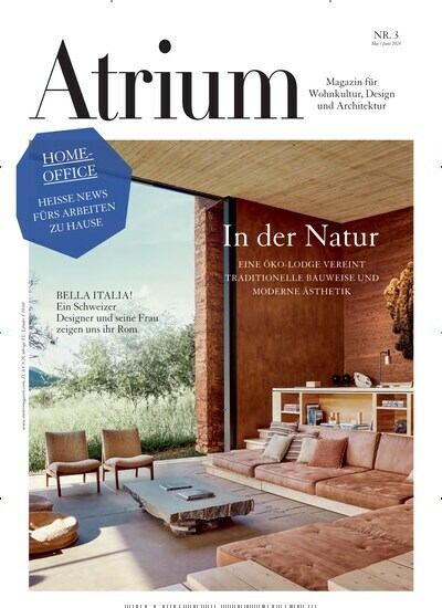 Titelbild der Ausgabe 3/2024 von Atrium. Diese Zeitschrift und viele weitere Gartenzeitschriften und Wohnzeitschriften als Abo oder epaper bei United Kiosk online kaufen.