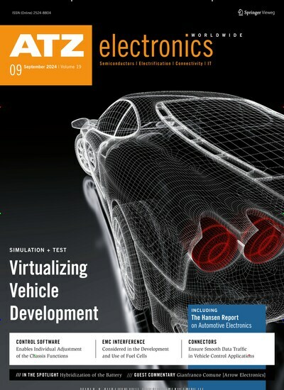 Titelbild der Ausgabe 9/2024 von ATZelectronics worldwide. Diese Zeitschrift und viele weitere Industriemagazine und Handwerkmagazine als Abo oder epaper bei United Kiosk online kaufen.