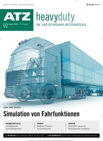 Titelbild der Ausgabe 2/2024 von ATZheavyduty. Diese Zeitschrift und viele weitere Industriemagazine und Handwerkmagazine als Abo oder epaper bei United Kiosk online kaufen.