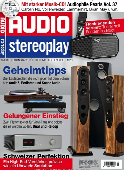 Titelbild der Ausgabe 11/2024 von Audio. Diese Zeitschrift und viele weitere Audiomagazine, Filmmagazine und Fotozeitschriften als Abo oder epaper bei United Kiosk online kaufen.