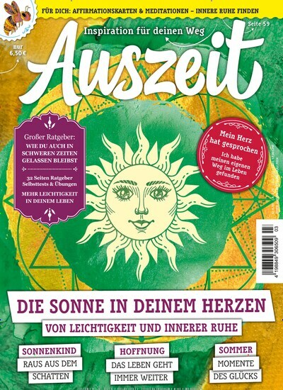 Titelbild der Ausgabe 3/2024 von Auszeit. Diese Zeitschrift und viele weitere Frauenzeitschriften als Abo oder epaper bei United Kiosk online kaufen.
