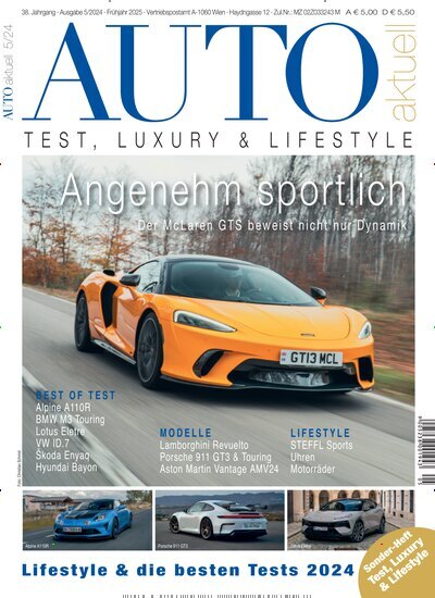 Titelbild der Ausgabe 5/2024 von Auto aktuell. Diese Zeitschrift und viele weitere Automagazine und Motorradzeitschriften als Abo oder epaper bei United Kiosk online kaufen.