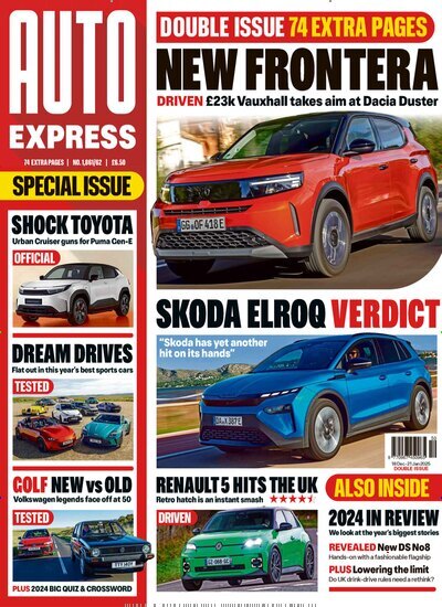 Titelbild der Ausgabe 861/2024 von Auto Express. Diese Zeitschrift und viele weitere Automagazine und Motorradzeitschriften als Abo oder epaper bei United Kiosk online kaufen.