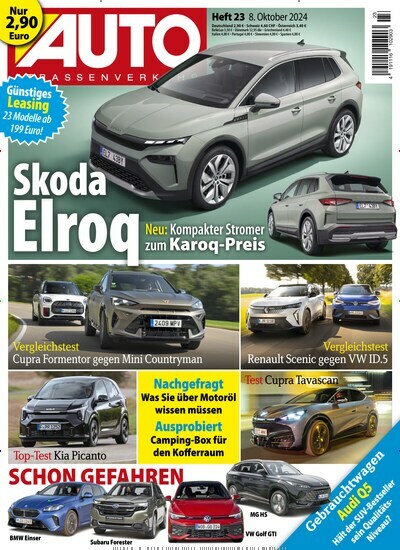 Titelbild der Ausgabe 23/2024 von Auto Straßenverkehr. Diese Zeitschrift und viele weitere Automagazine und Motorradzeitschriften als Abo oder epaper bei United Kiosk online kaufen.