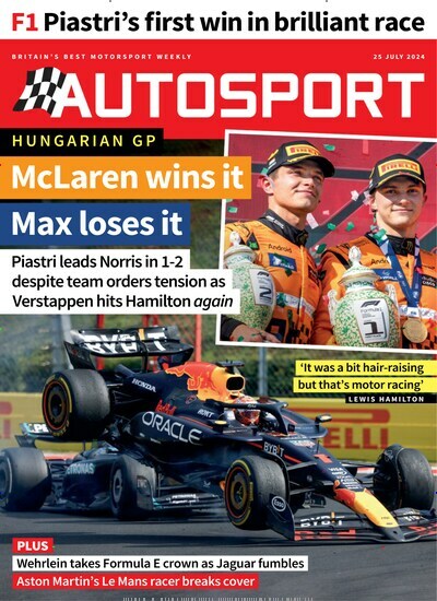 Titelbild der Ausgabe 30/2024 von Autosport. Diese Zeitschrift und viele weitere Automagazine und Motorradzeitschriften als Abo oder epaper bei United Kiosk online kaufen.