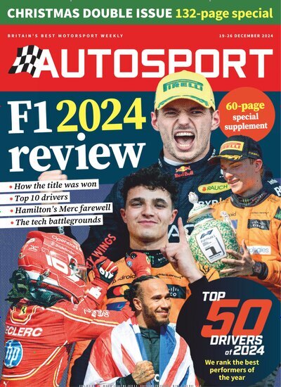 Titelbild der Ausgabe 51/2024 von Autosport. Diese Zeitschrift und viele weitere Automagazine und Motorradzeitschriften als Abo oder epaper bei United Kiosk online kaufen.