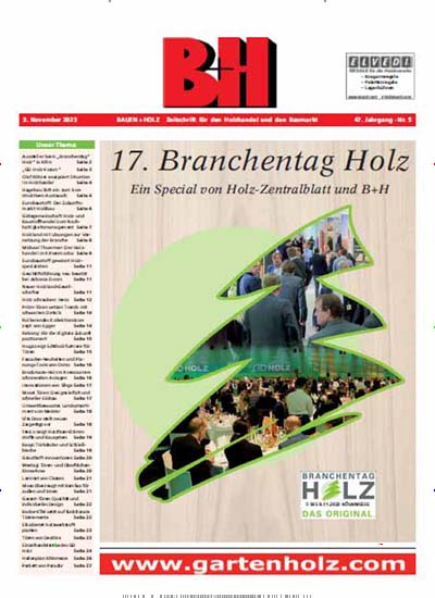 Titelbild der Ausgabe 4/2024 von B + H Bauen+Holz. Diese Zeitschrift und viele weitere Architekturzeitschriften und Bauzeitschriften als Abo oder epaper bei United Kiosk online kaufen.