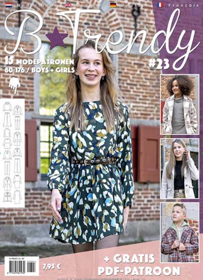 Titelbild der Ausgabe 2/2024 von B-Trendy Schnittmuster. Diese Zeitschrift und viele weitere Modemagazine und DIY-Magazine als Abo oder epaper bei United Kiosk online kaufen.