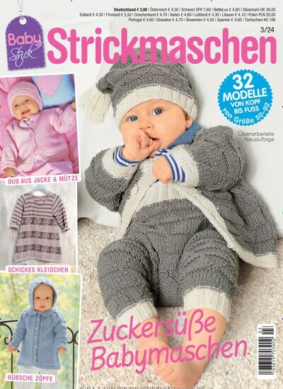 Titelbild der Ausgabe 3/2024 von BabyStrick. Diese Zeitschrift und viele weitere Modemagazine und DIY-Magazine als Abo oder epaper bei United Kiosk online kaufen.