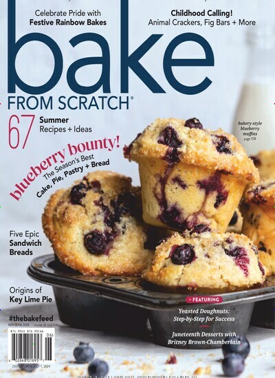 Titelbild der Ausgabe 6/2024 von bake from Scratch. Diese Zeitschrift und viele weitere Kochzeitschriften und Backzeitschriften als Abo oder epaper bei United Kiosk online kaufen.