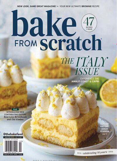 Titelbild der Ausgabe 12/2024 von bake from Scratch. Diese Zeitschrift und viele weitere Kochzeitschriften und Backzeitschriften als Abo oder epaper bei United Kiosk online kaufen.