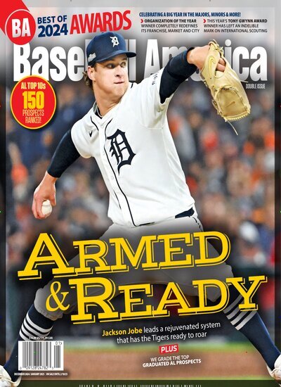 Titelbild der Ausgabe 12/2024 von Baseball America. Diese Zeitschrift und viele weitere Sportmagazine als Abo oder epaper bei United Kiosk online kaufen.