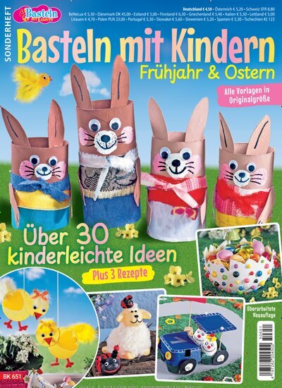 Titelbild der Ausgabe 651/2025 von Basteln mit Kindern Sonderheft. Diese Zeitschrift und viele weitere Elternzeitschriften und Tierzeitschriften als Abo oder epaper bei United Kiosk online kaufen.