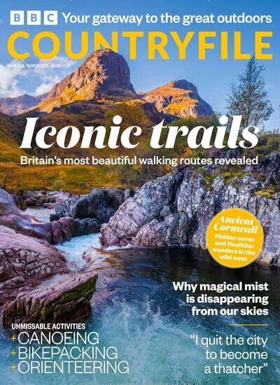 Titelbild der Ausgabe 3/2025 von BBC Countryfile Magazine. Diese Zeitschrift und viele weitere Reisemagazine, Freizeitmagazine und Wissensmagazine als Abo oder epaper bei United Kiosk online kaufen.