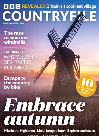 Titelbild der Ausgabe 222/2024 von BBC Countryfile Magazine. Diese Zeitschrift und viele weitere Reisemagazine, Freizeitmagazine und Wissensmagazine als Abo oder epaper bei United Kiosk online kaufen.