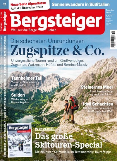 Titelbild der Ausgabe 12/2024 von Bergsteiger - Das Tourenmagazin. Diese Zeitschrift und viele weitere Sportmagazine als Abo oder epaper bei United Kiosk online kaufen.