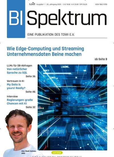 Titelbild der Ausgabe 1/2025 von BI Spektrum. Diese Zeitschrift und viele weitere Businessmagazine als Abo oder epaper bei United Kiosk online kaufen.