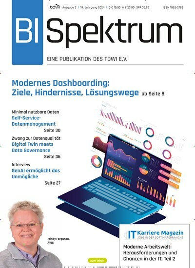 Titelbild der Ausgabe 3/2024 von BI Spektrum. Diese Zeitschrift und viele weitere Businessmagazine als Abo oder epaper bei United Kiosk online kaufen.