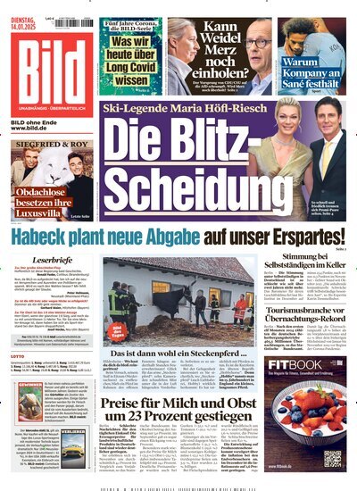 Titelbild der Ausgabe 11/2025 von BILD. Diese Zeitschrift und viele weitere Zeitungsabos als Abo oder epaper bei United Kiosk online kaufen.