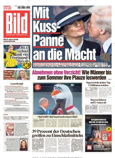 Titelbild der Ausgabe 16/2025 von BILD. Diese Zeitschrift und viele weitere Zeitungsabos als Abo oder epaper bei United Kiosk online kaufen.