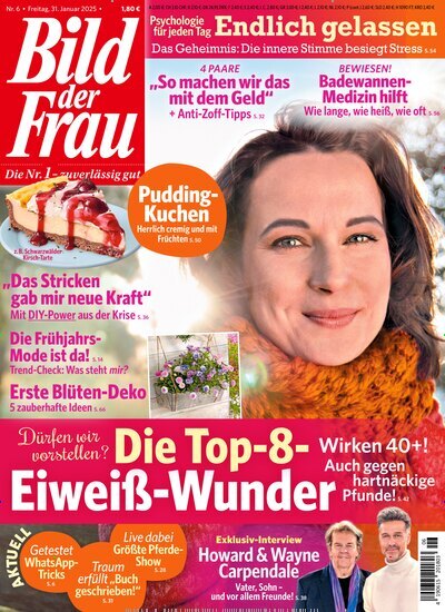 Titelbild der Ausgabe 6/2025 von Bild der Frau. Diese Zeitschrift und viele weitere Frauenzeitschriften als Abo oder epaper bei United Kiosk online kaufen.