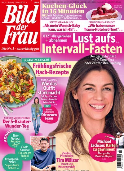 Titelbild der Ausgabe 11/2025 von Bild der Frau. Diese Zeitschrift und viele weitere Frauenzeitschriften als Abo oder epaper bei United Kiosk online kaufen.