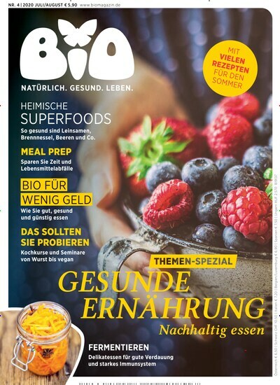 Titelbild der Ausgabe 1/2020 von BIO Sonderheft. Diese Zeitschrift und viele weitere Elternzeitschriften und Tierzeitschriften als Abo oder epaper bei United Kiosk online kaufen.