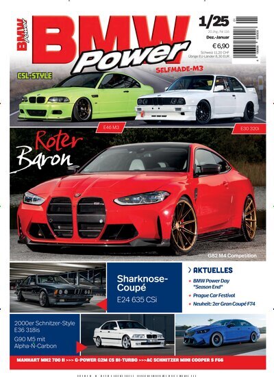 Titelbild der Ausgabe 1/2025 von BMW Power. Diese Zeitschrift und viele weitere Automagazine und Motorradzeitschriften als Abo oder epaper bei United Kiosk online kaufen.