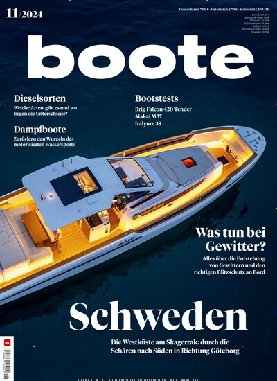 Titelbild der Ausgabe 11/2024 von boote. Diese Zeitschrift und viele weitere Sportmagazine als Abo oder epaper bei United Kiosk online kaufen.