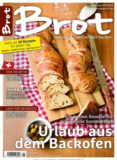 Titelbild der Ausgabe 5/2024 von Brot. Diese Zeitschrift und viele weitere Kochzeitschriften und Backzeitschriften als Abo oder epaper bei United Kiosk online kaufen.