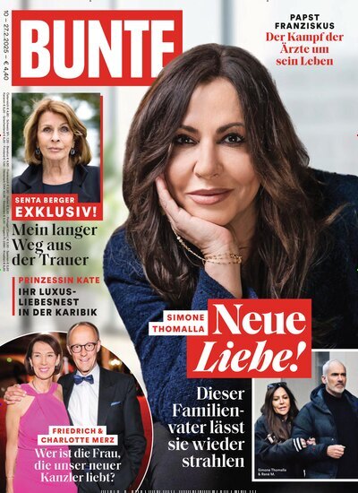 Titelbild der Ausgabe 10/2025 von BUNTE. Diese Zeitschrift und viele weitere Lifestylemagazine und Peoplemagazine als Abo oder epaper bei United Kiosk online kaufen.