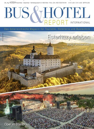 Titelbild der Ausgabe 4/2024 von Bus & Hotel Report International. Diese Zeitschrift und viele weitere Gastronomiezeitschriften, Fashionmagazine, Beautymagazine als Abo oder epaper bei United Kiosk online kaufen.