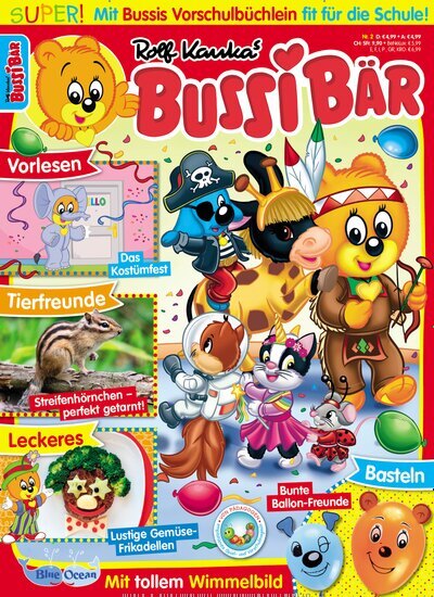 Titelbild der Ausgabe 2/2025 von Bussi Bär. Diese Zeitschrift und viele weitere Jugendzeitschriften und Kinderzeitschriften als Abo oder epaper bei United Kiosk online kaufen.