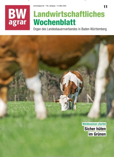 Titelbild der Ausgabe 11/2025 von BWagrar Landwirtschaftliches Wochenblatt. Diese Zeitschrift und viele weitere Naturzeitschriften, Landwirtschaftszeitungen und Umweltmagazine als Abo oder epaper bei United Kiosk online kaufen.