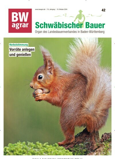 Titelbild der Ausgabe 42/2024 von BWagrar Schwäbischer Bauer. Diese Zeitschrift und viele weitere Naturzeitschriften, Landwirtschaftszeitungen und Umweltmagazine als Abo oder epaper bei United Kiosk online kaufen.