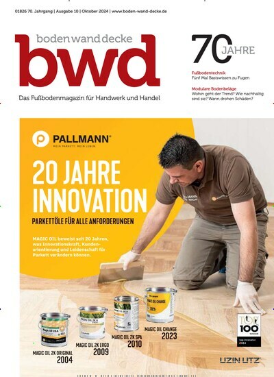 Titelbild der Ausgabe 10/2024 von bwd boden wand decke. Diese Zeitschrift und viele weitere Architekturzeitschriften und Bauzeitschriften als Abo oder epaper bei United Kiosk online kaufen.