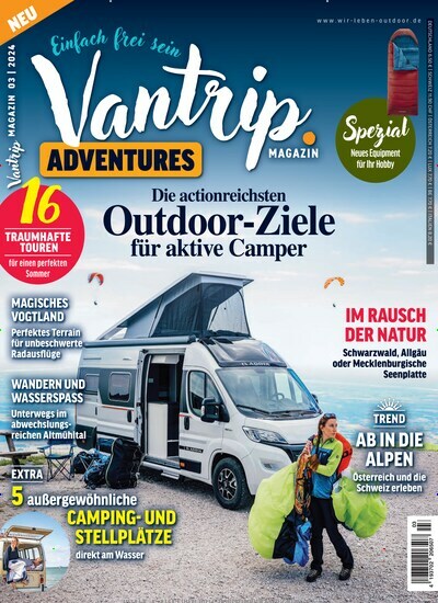Titelbild der Ausgabe 3/2024 von Camping & More. Diese Zeitschrift und viele weitere Automagazine und Motorradzeitschriften als Abo oder epaper bei United Kiosk online kaufen.