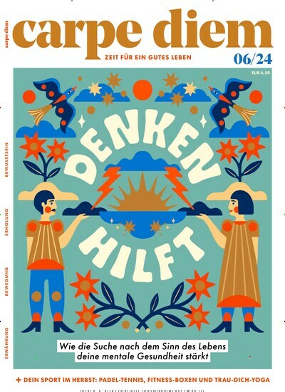 Titelbild der Ausgabe 6/2024 von carpe diem. Diese Zeitschrift und viele weitere Frauenzeitschriften als Abo oder epaper bei United Kiosk online kaufen.