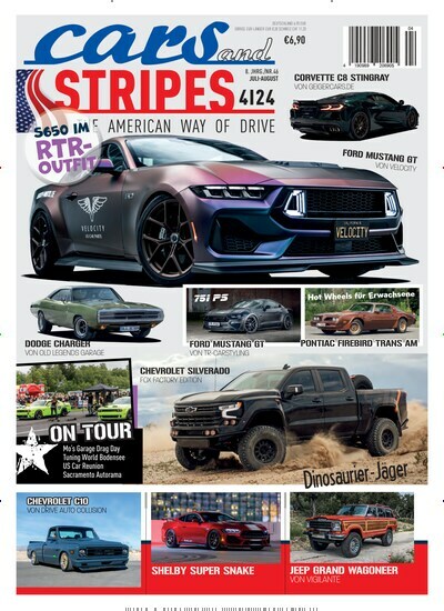Titelbild der Ausgabe 4/2024 von Cars and Stripes. Diese Zeitschrift und viele weitere Automagazine und Motorradzeitschriften als Abo oder epaper bei United Kiosk online kaufen.