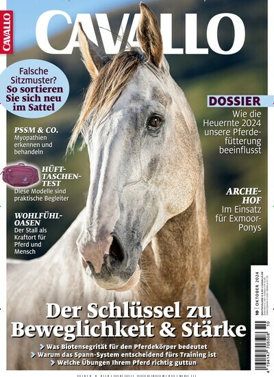 Titelbild der Ausgabe 10/2024 von Cavallo. Diese Zeitschrift und viele weitere Sportmagazine als Abo oder epaper bei United Kiosk online kaufen.