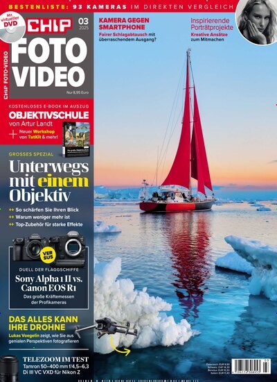 Titelbild der Ausgabe 3/2025 von CHIP Foto-Video. Diese Zeitschrift und viele weitere Audiomagazine, Filmmagazine und Fotozeitschriften als Abo oder epaper bei United Kiosk online kaufen.